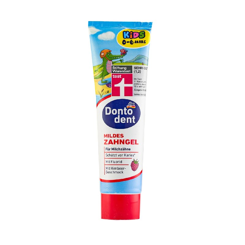 Dontodent Kids Mild Tooth Gel Raspberry Flavor 100ml
