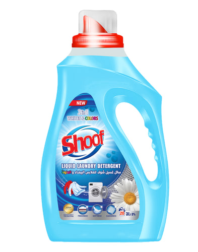 شوف مایع جلشۆری سپی و ڕەنگاوڕەنگ 1.5lt