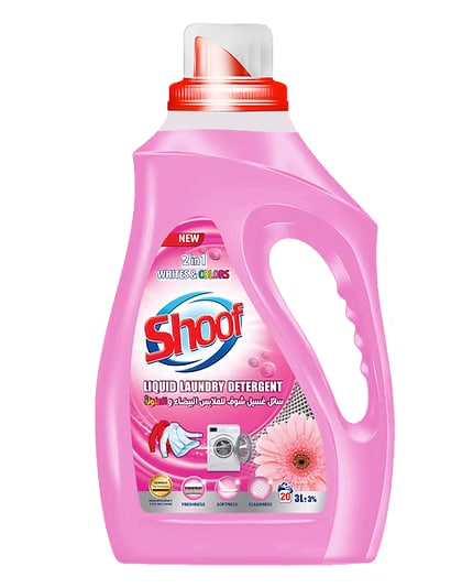شوف مایع جلشۆری سپی و ڕەنگاوڕەنگ 3lt