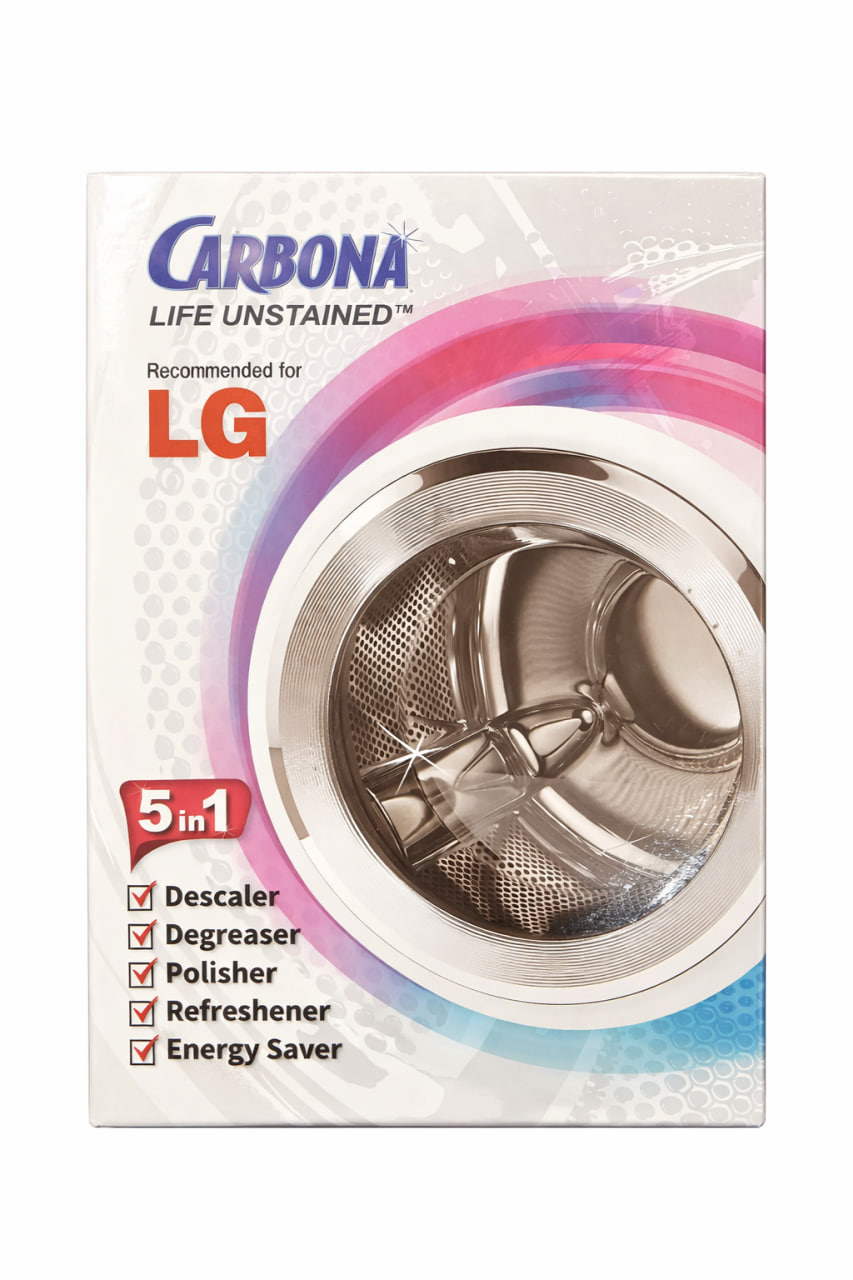 کاربۆنا پاککەرەوەی ماشینی جلشۆری 5x50g
