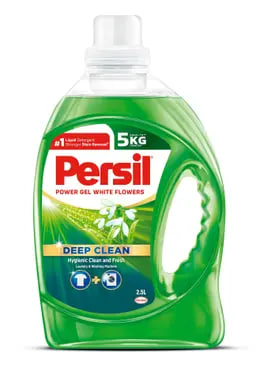 جێڵی پرسیل بە بۆنی گوڵی سپی بۆ جلشۆردن 2.5lt