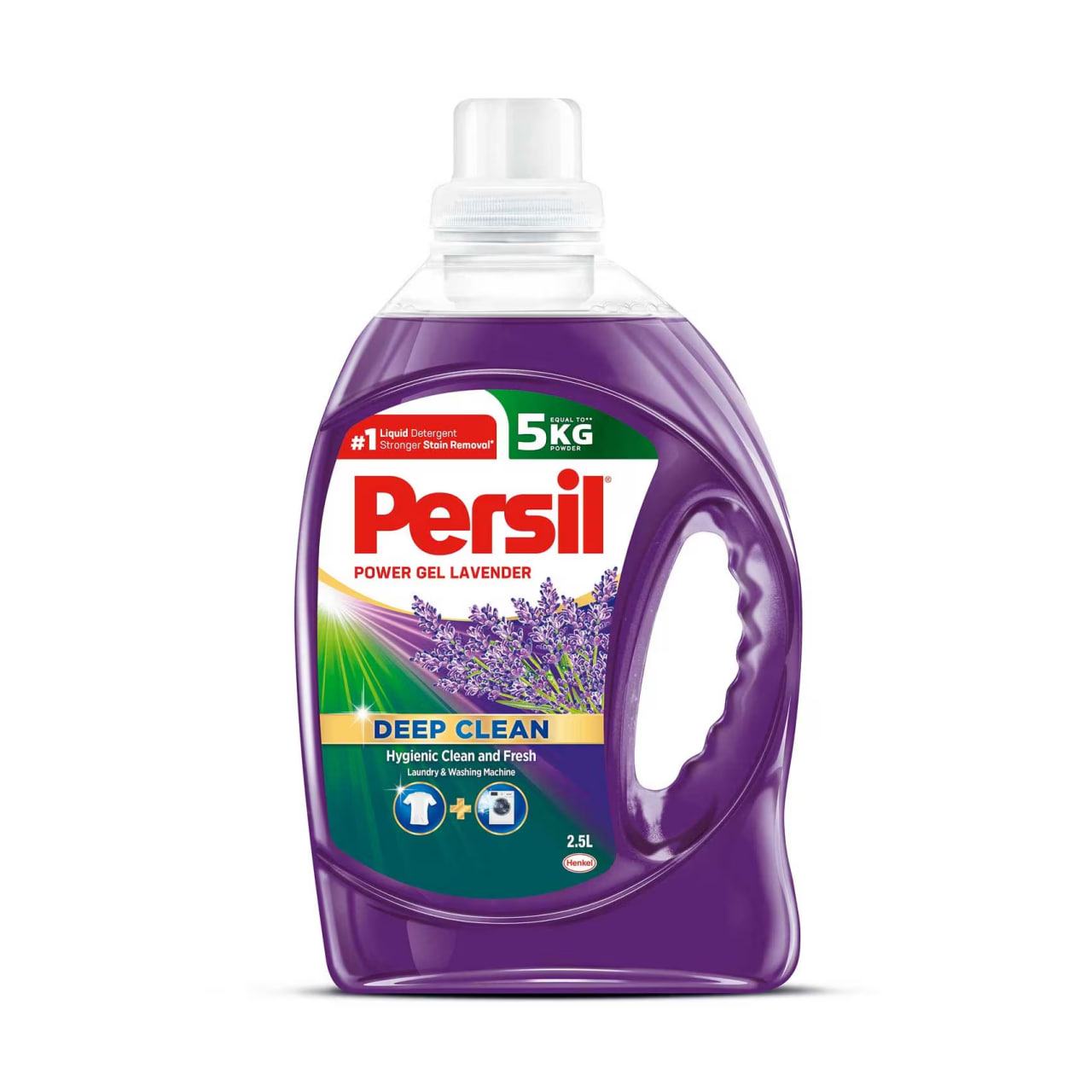 جێڵی پرسیل بە بۆنی لاڤێندەر بۆ جلشۆردن 2.5lt